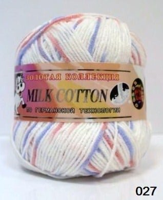 Пряжа Color City Milk Cotton 45% хлопок,15% шелк, 40% акрил
