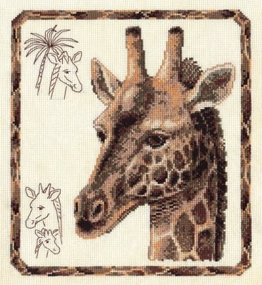 Жираф, набор для вышивания