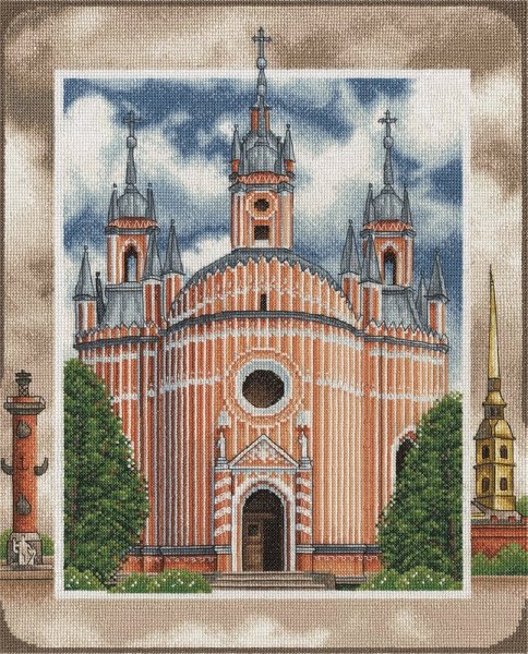 Чесменская церковь в Санкт-Петербурге, набор для вышивания