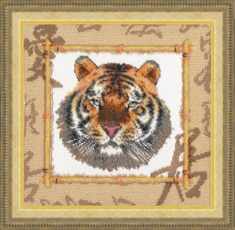 Уссурийский тигр, набор для вышивки