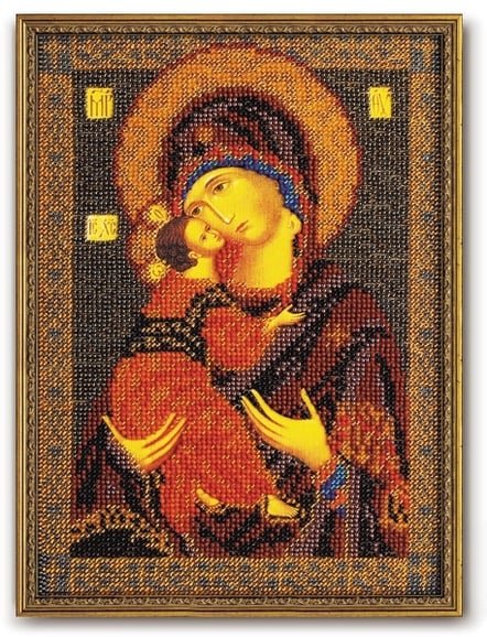 Владимирская Богородица, набор для вышивки