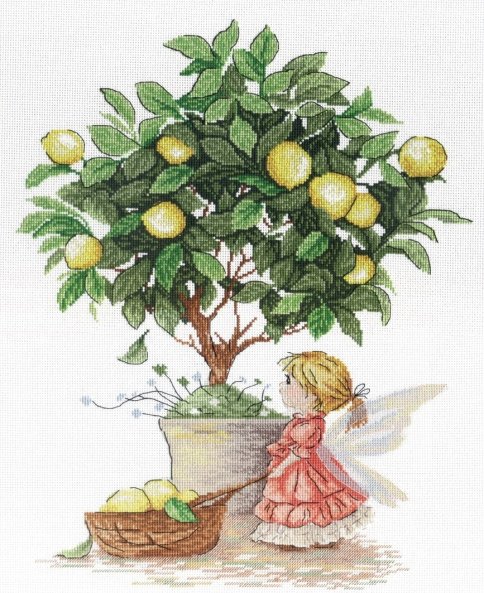 Лимонная фея, набор для вышивания