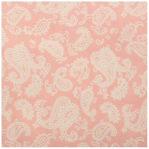 Ткань декоративная "Огурцы", розовая