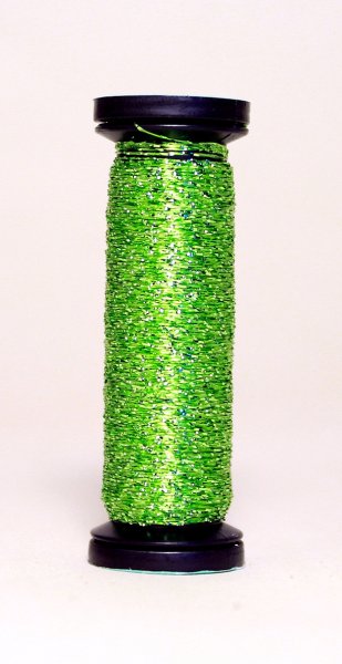 Металлизированная нить Kreinik Blending Filament, цвет зелено-желтый