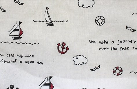 Ткань декоративная "Морское путешествие"