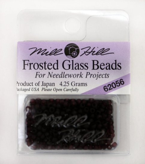 Бисер Frosted Glass Beads, цвет 62056