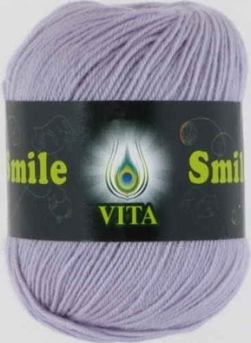 Пряжа Vita Smile, 30% меринос, 5% шелк, 65% акрил