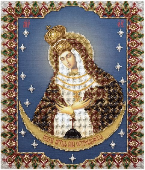 Икона Божьей Матери Остробрамская, набор для вышивки 
