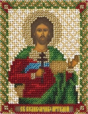 Икона Св. Великомученика Артемия, набор для вышивки