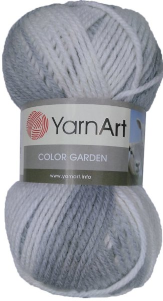 Пряжа YarnArt Color Garden, 25% шерсть, 75% акрил, 100гр/200м