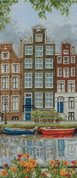 Улица Амстердама, набор для вышивания