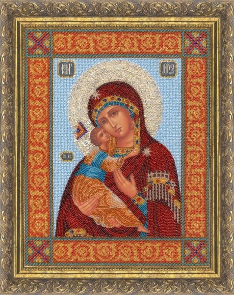 Икона Божей Матери "Владимирская", набор для вышивки