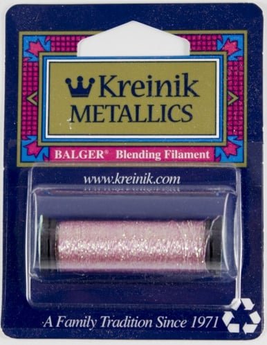 Металлизированная нить Kreinik, цвет розовая звезда