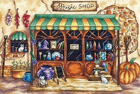 Магазин магии, набор для вышивания