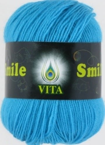 Пряжа Vita Smile, 30% меринос, 5% шелк, 65% акрил