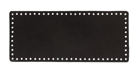 Донце для вязаной сумки, прямоугольное, коричневое
