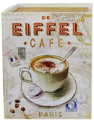 Шкатулка декоративная "Кафе в Париже", 20х15х6см