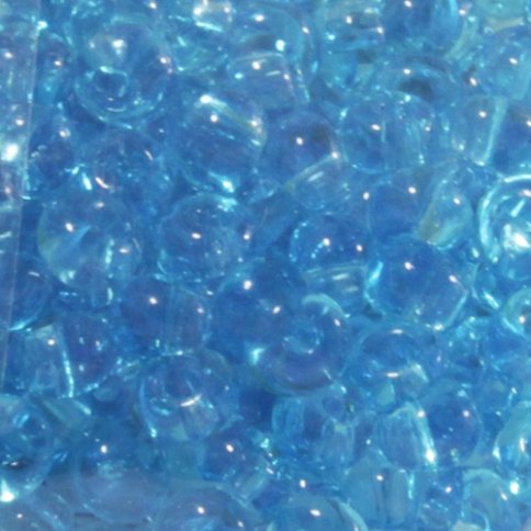 Бисер Preciosa Drops, размер 5/0, прозрачный, цвет 60010, голубой, 50гр