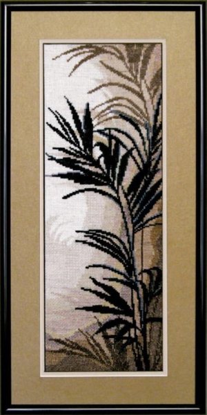 Триптих Пальмовые листья 2, набор для вышивания