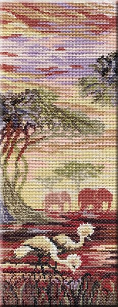 Триптих "Слоны" 1 часть, набор для вышивания