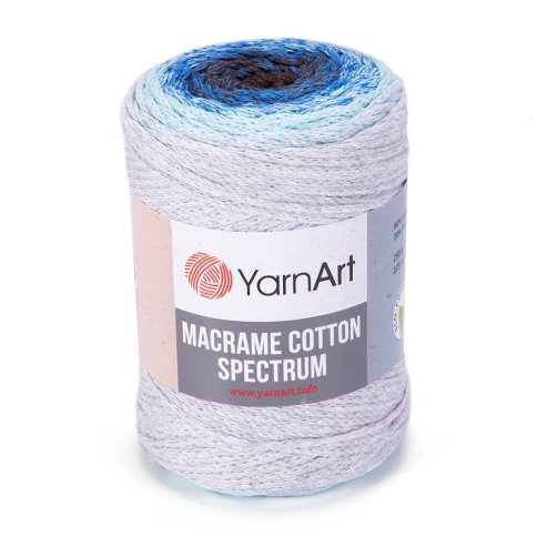 Пряжа YarnArt Macrame Cotton Spectrum, 80% хлопок, 20% полиэстер, 250гр/225м
