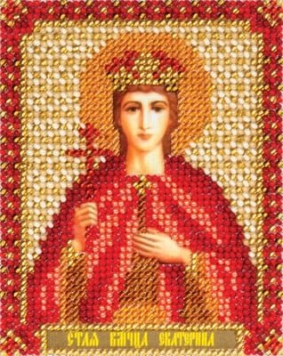 Икона Св. Великомученицы Екатерины, набор для вышивки