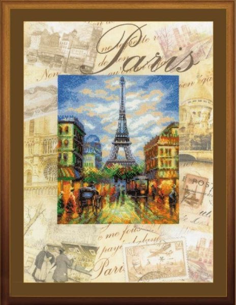 Города мира. Париж, набор для вышивания