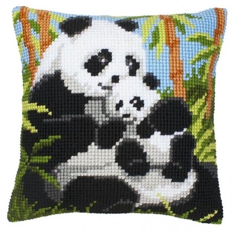 Панда подушки, набор для вышивания
