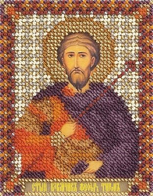 Икона Св. Великомученика Феодора Тирона, набор для вышивки