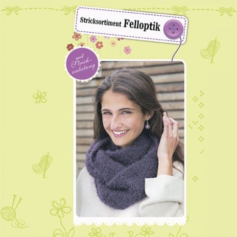 Набор для вязания шарфа "Felloptik"