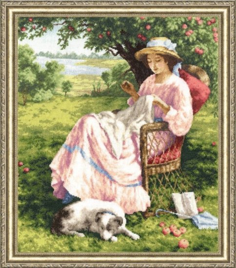 Яблоневый сад, набор для вышивания