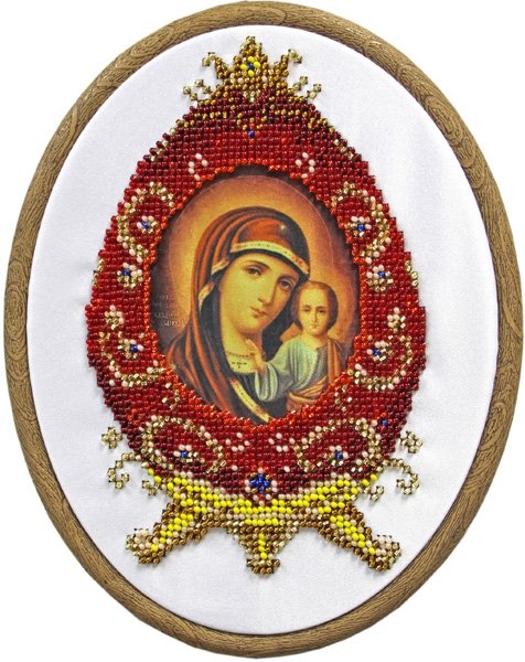 Казанская Божья Матерь, набор для вышивания бисером