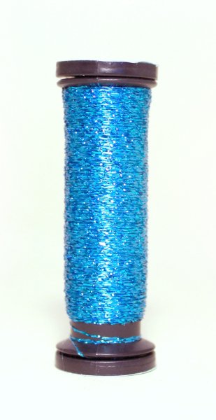 Металлизированная нить Kreinik Blending Filament, цвет голубой