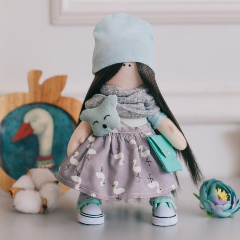 Набор для шитья "Мягкая кукла Лина"
