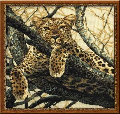 Леопард, набор для вышивания