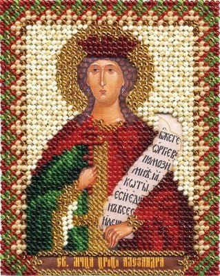 Икона Св. мученицы царицы Александры, набор для вышивки