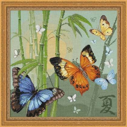 Бабочки, набор для вышивания