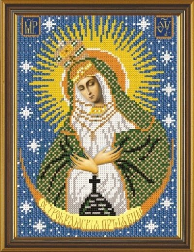 Богородица "Остробрамская", набор для вышивки
