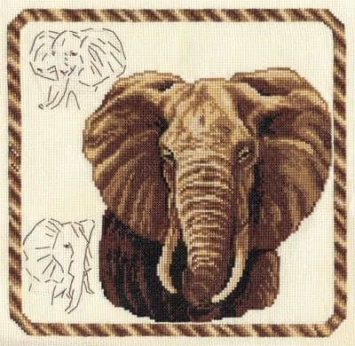 Слон, набор для вышивания