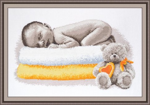 Сон младенца, набор для вышивания
