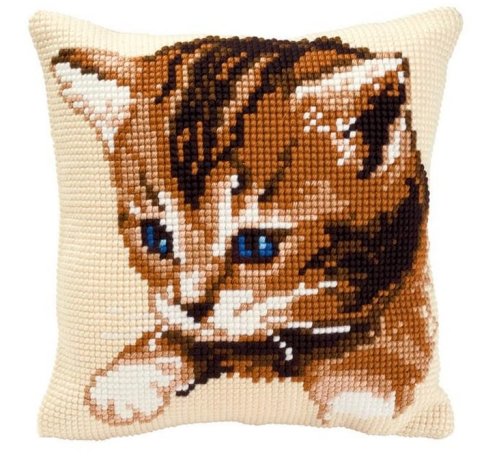 Игривый котенок, набор для вышивания