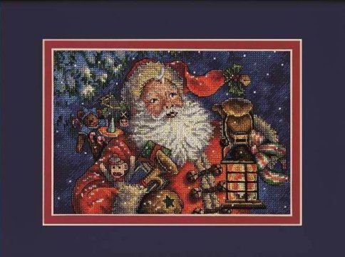 Ночной Санта, набор для вышивания