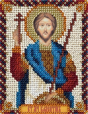 Икона Святого мученика Валентина Доростольского, набор для вышивки 