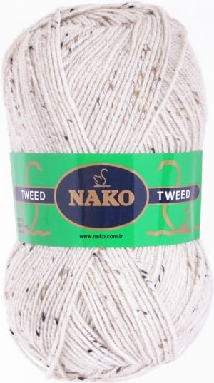 Пряжа Nako Tweed, 25% шерсть, 72% акрил, 3% вискоза
