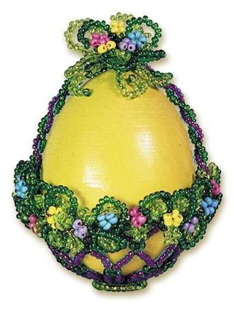 Яйцо "Корзинка", набор для бисероплетения