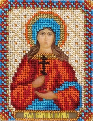 Икона Св. Великомученицы Марины, набор для вышивки