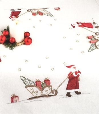Дед Мороз с подарками, набор для вышивания