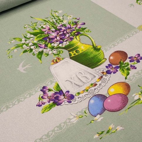 Ткань декоративная, рогожка набор Весна