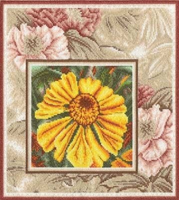 Солнечный цветок, набор для вышивания