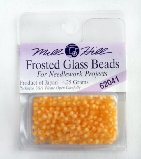 Бисер Frosted Glass Beads, цвет 62041